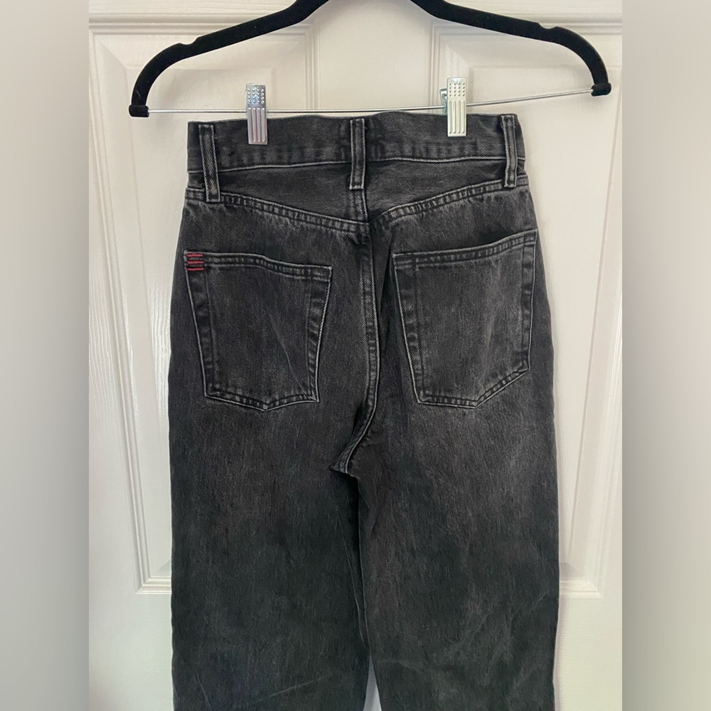 BDG High Rise Baggy size 24 Black Distressed Jeans - Picture 4 of 4